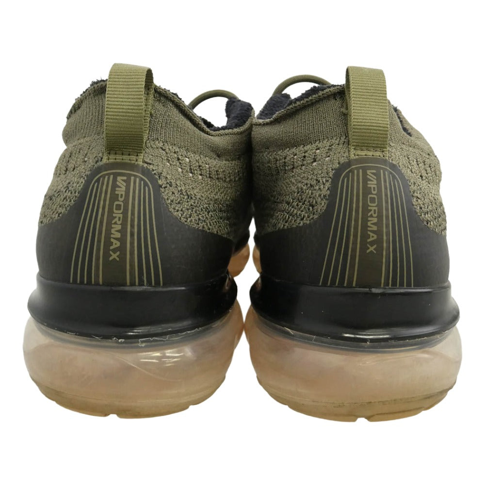 NIKE ナイキ DV1678-200 Air VaporMax 2023 Flyknit Medium Olive Pink Oxford Black エアヴェイパー マックス フライニット ランニングシューズ ローカットスニーカー モスグリーン系 ブラック系 26cm【中古】