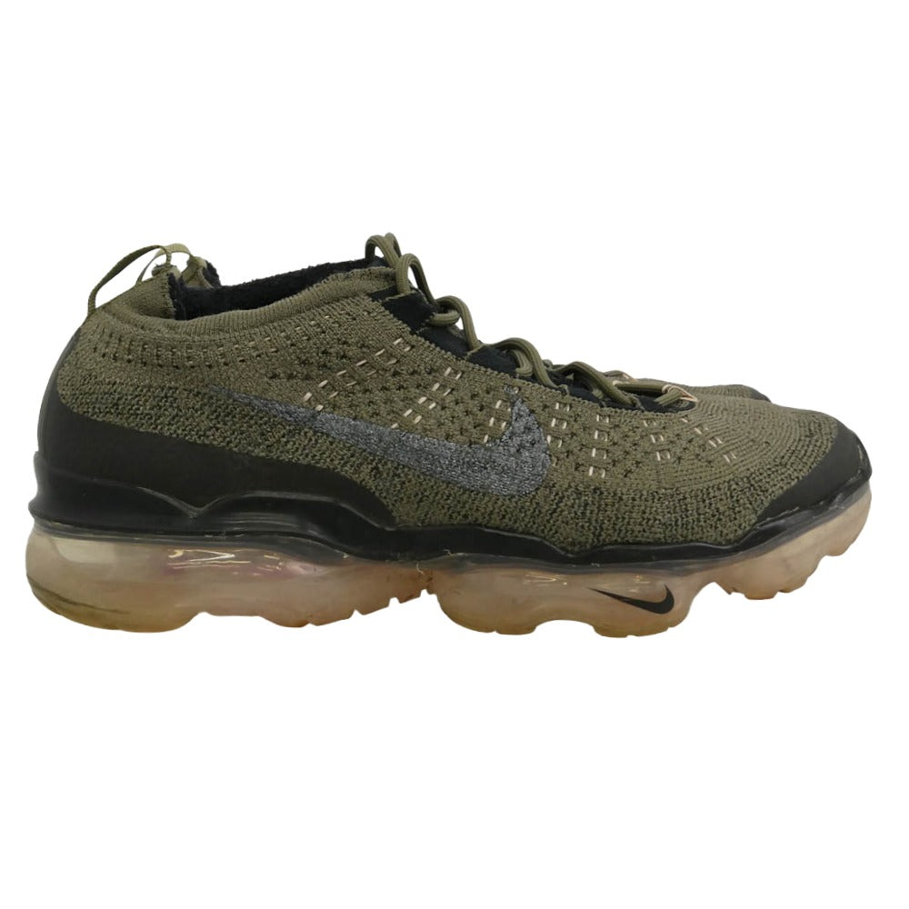 NIKE ナイキ DV1678-200 Air VaporMax 2023 Flyknit Medium Olive Pink Oxford Black エアヴェイパー マックス フライニット ランニングシューズ ローカットスニーカー モスグリーン系 ブラック系 26cm【中古】