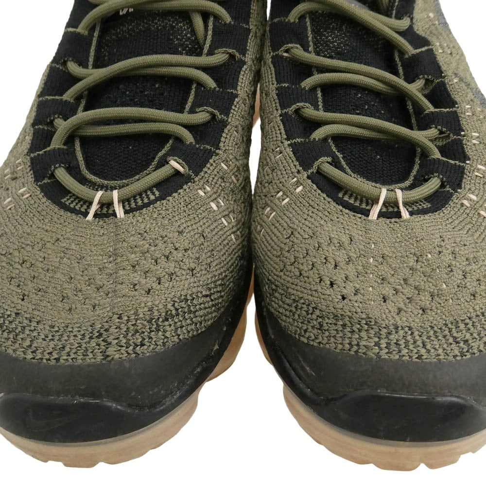 NIKE ナイキ DV1678-200 Air VaporMax 2023 Flyknit Medium Olive Pink Oxford Black エアヴェイパー マックス フライニット ランニングシューズ ローカットスニーカー モスグリーン系 ブラック系 26cm【中古】