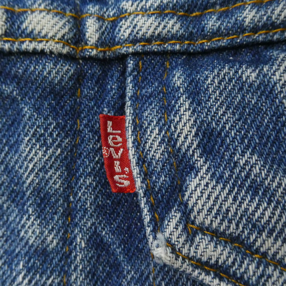 Levi's リーバイス 70401-0818 VINTAGE ヴィンテージ 80s USA製 米国製 フェイエットビル工場 ボタン裏刻印527 ネルライナー デニムジャケット 38 インディゴブルー系 38【中古】