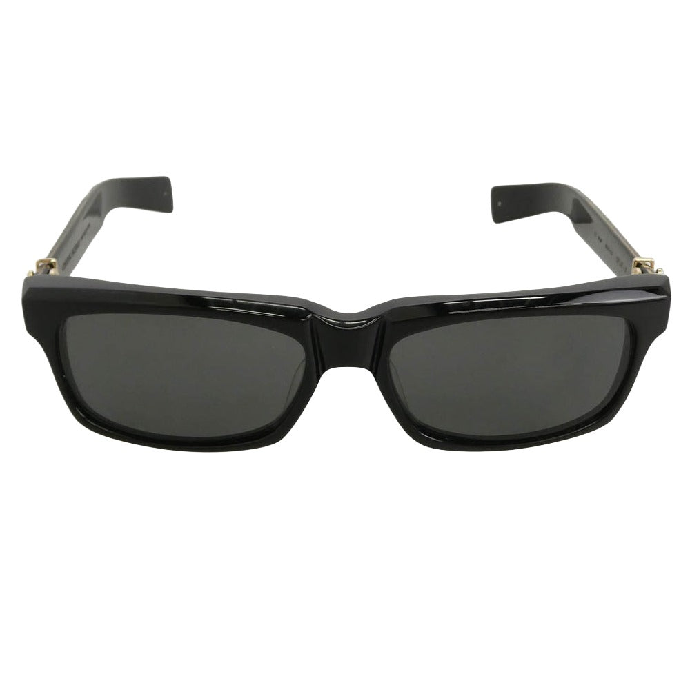 CHROME HEARTS クロムハーツ（原本無） SPLAT-A BSフレア テンプル アイウェア サングラス メガネ ブラック系 55□17-143【中古】