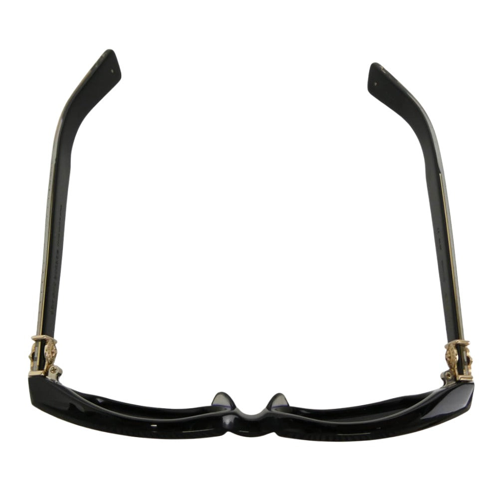 CHROME HEARTS クロムハーツ（原本無） SPLAT-A BSフレア テンプル アイウェア サングラス メガネ ブラック系 55□17-143【中古】