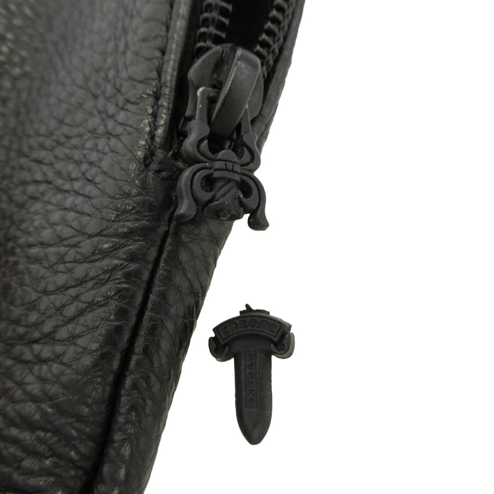 CHROME HEARTS クロムハーツ（原本無） SPLAT-A BSフレア テンプル アイウェア サングラス メガネ ブラック系 55□17-143【中古】