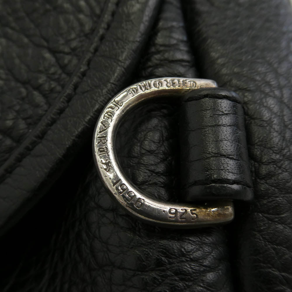 CHROME HEARTS クロムハーツ（原本有） #1 SNAT PACK スナットパック ダガージップ ガンスリンガーベルト レザー ウエストバッグ ブラック系【中古】