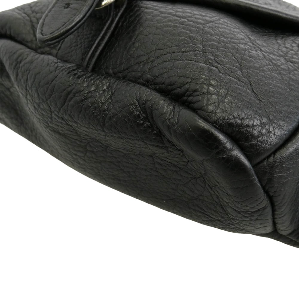 CHROME HEARTS クロムハーツ（原本有） #1 SNAT PACK スナットパック ダガージップ ガンスリンガーベルト レザー ウエストバッグ ブラック系【中古】