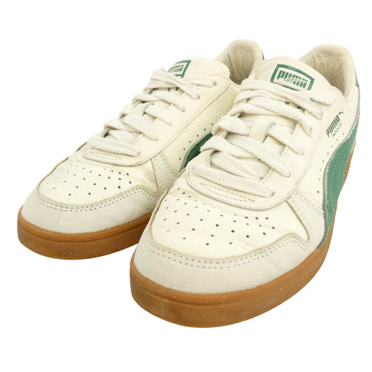 PUMA プーマ 395363-02 INDOOR OG FROSTED IVORY-VINE インドア オージー ローカット スニーカー ホワイト系 グリーン系 26cm【中古】