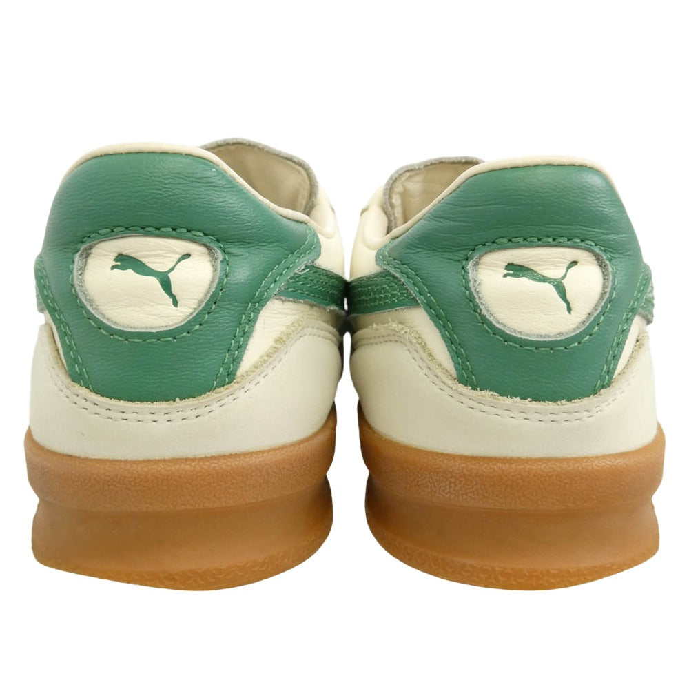 PUMA プーマ 395363-02 INDOOR OG FROSTED IVORY-VINE インドア オージー ローカット スニーカー ホワイト系 グリーン系 26cm【中古】