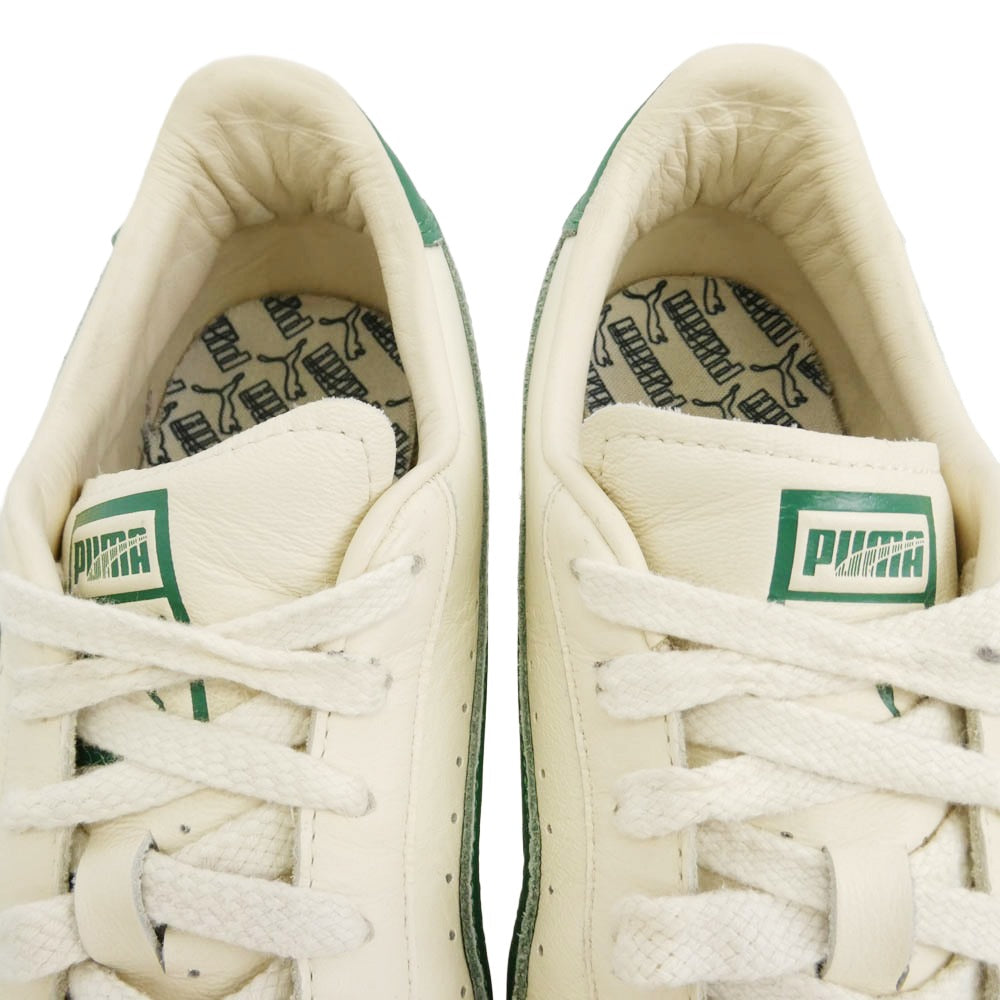 PUMA プーマ 395363-02 INDOOR OG FROSTED IVORY-VINE インドア オージー ローカット スニーカー ホワイト系 グリーン系 26cm【中古】