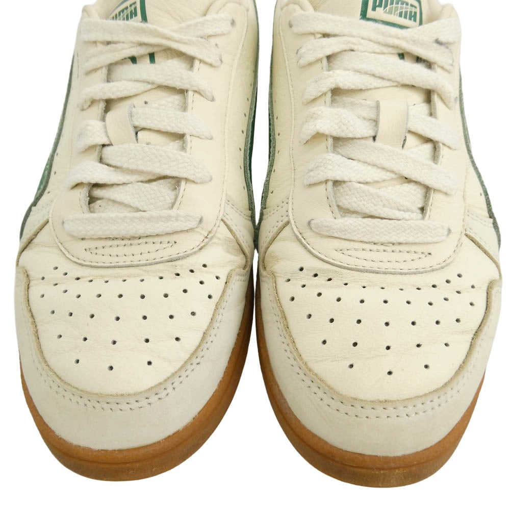 PUMA プーマ 395363-02 INDOOR OG FROSTED IVORY-VINE インドア オージー ローカット スニーカー ホワイト系 グリーン系 26cm【中古】