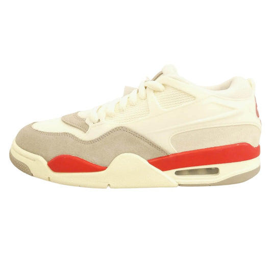 NIKE ナイキ HF8126-100 Air Jordan 4 RM エアジョーダン4 RM ローカット スニーカー ホワイト系 レッド系 27cm【極上美品】【中古】