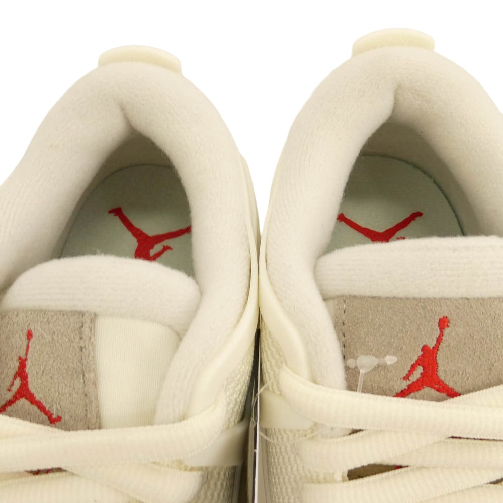 NIKE ナイキ HF8126-100 Air Jordan 4 RM エアジョーダン4 RM ローカット スニーカー ホワイト系 レッド系 27cm【極上美品】【中古】