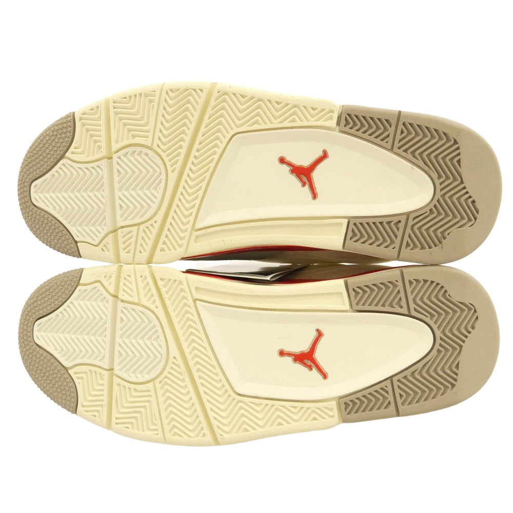 NIKE ナイキ HF8126-100 Air Jordan 4 RM エアジョーダン4 RM ローカット スニーカー ホワイト系 レッド系 27cm【極上美品】【中古】