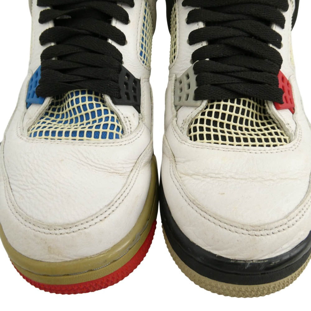 NIKE ナイキ CL1184-146 AIR JORDAN 4 RETRO SE What The 4 AJ4 エアジョーダン スニーカー ホワイト系 マルチカラー系 27cm【中古】