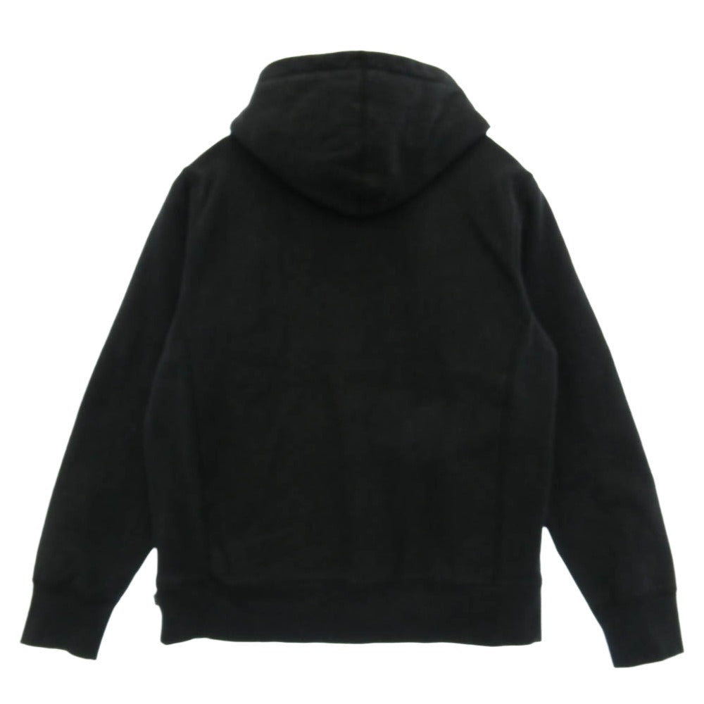 Supreme シュプリーム 17AW Paisley Fuck Em All Hooded Sweatshirt ペイズリー ロゴ フーデッド スウェットシャツ フーディー パーカー ブラック系 S【中古】