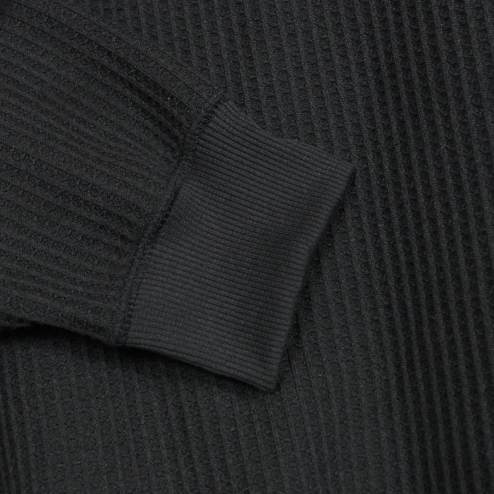 THE NORTH FACE ノースフェイス NT62436 L/S Warm Waffle Crew ロングスリーブ ウォーム ワッフル クルーネック カットソー 長袖 Tシャツ ブラック系 L【中古】