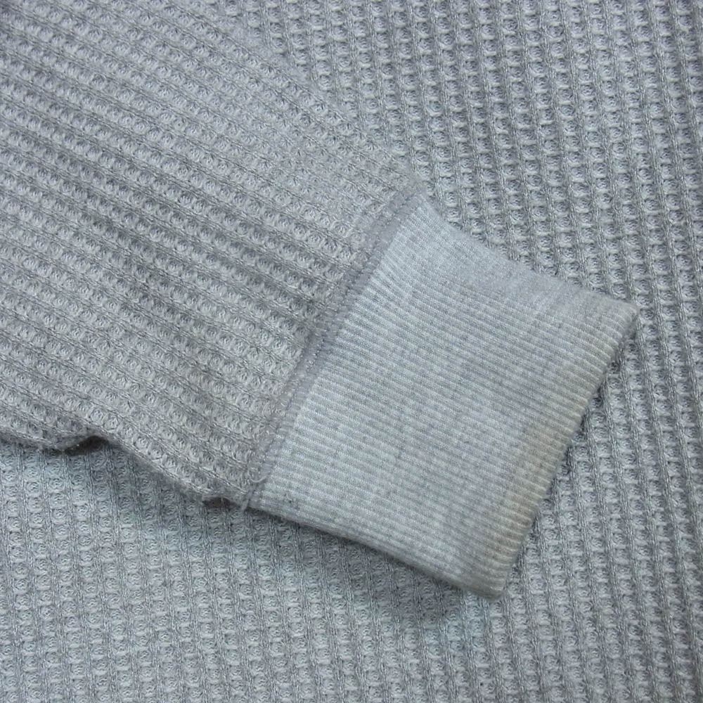 THE NORTH FACE ノースフェイス NT62032 L/S Warm Waffle Crew ロングスリーブ ウォーム ワッフル クルーネック カットソー 長袖 Tシャツ グレー系 L【中古】