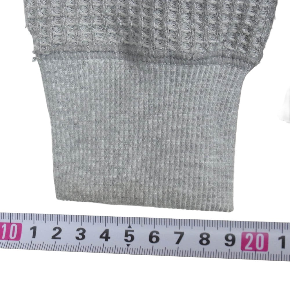THE NORTH FACE ノースフェイス NT62032 L/S Warm Waffle Crew ロングスリーブ ウォーム ワッフル クルーネック カットソー 長袖 Tシャツ グレー系 L【中古】