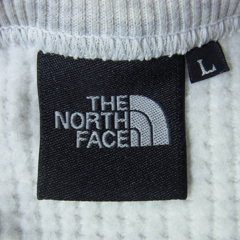 THE NORTH FACE ノースフェイス NT62436 L/S Warm Waffle Crew ロングスリーブ ウォーム ワッフル クルーネック カットソー 長袖 Tシャツ グレー系 L【中古】