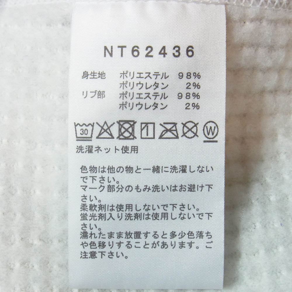 THE NORTH FACE ノースフェイス NT62436 L/S Warm Waffle Crew ロングスリーブ ウォーム ワッフル クルーネック カットソー 長袖 Tシャツ グレー系 L【中古】