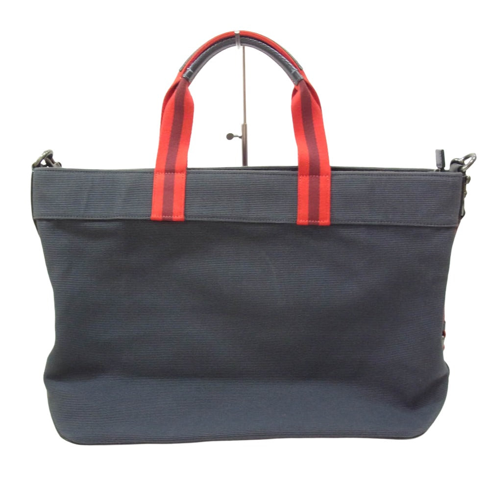 COACH コーチ CBI40 トート バッグ 38 キャンバス ショルダー バッグ グレー系【中古】