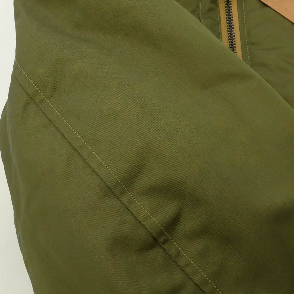 Buzz Rickson's バズリクソンズ BR11743 B-15 64th BOMB 刺繍ワッペン 裏地モヘア混ウール フライト ボンバー ジャケット ブルゾン モスグリーン系 42【中古】