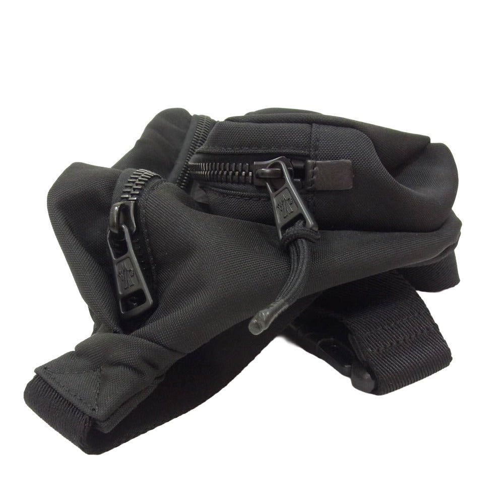 MONCLER モンクレール 23SS I109A5M00006 M2388 DURANCE デュランス ナイロン ウエスト ポーチ ベルト バッグ ボディバッグ ブラック系【中古】