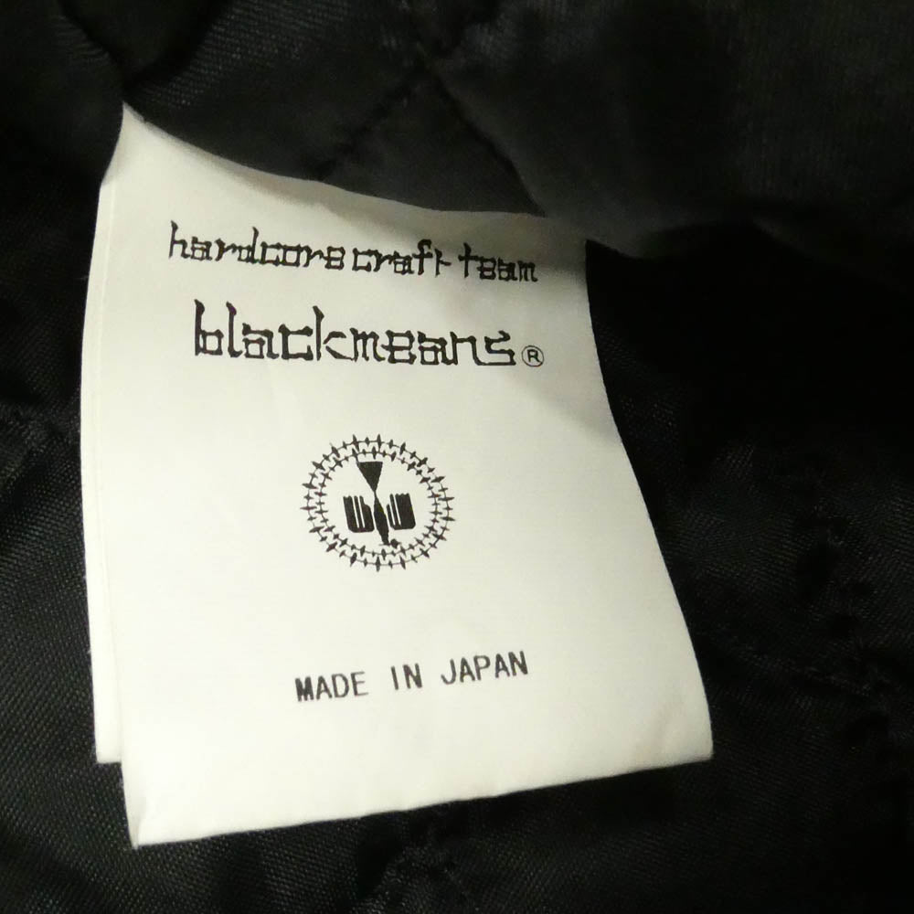 blackmeans ブラックミーンズ 945-70TJ58-5 牛革 カウレザー ジップアップ シングルライダース ジャケット ベージュ系 3【中古】