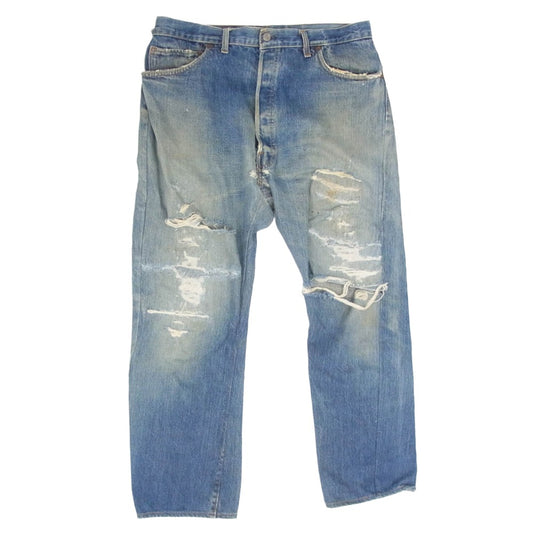 Levi's リーバイス 60s 66 BIGE ビッグE ボタン裏刻印16 501 デニム パンツ インディゴブルー系 サイズ表記無【中古】