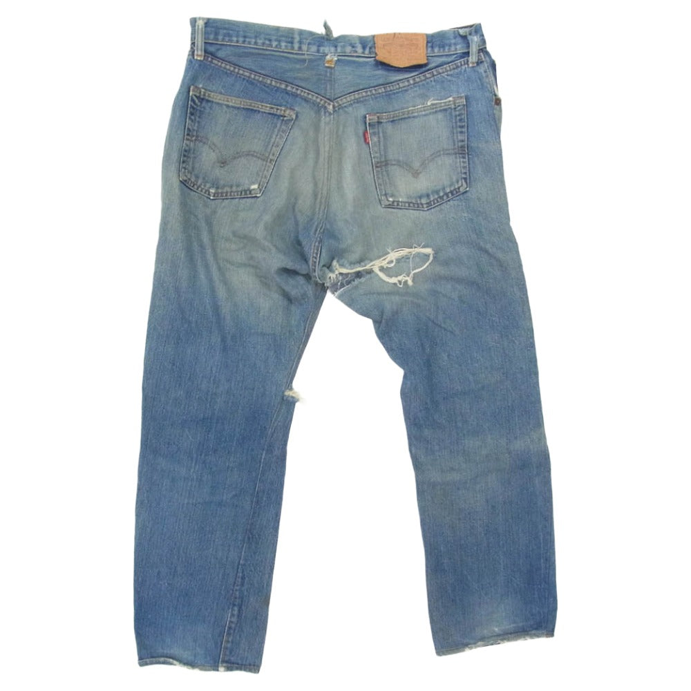 Levi's リーバイス 60s 66 BIGE ビッグE ボタン裏刻印16 501 デニム パンツ インディゴブルー系 サイズ表記無【中古】