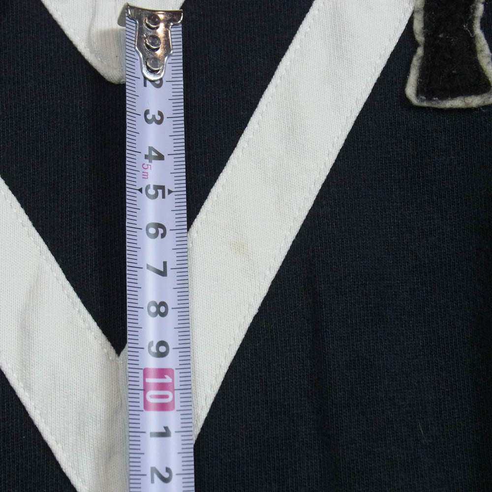 POLO RALPH LAUREN ポロ・ラルフローレン ロゴワッペン 長袖 ポロ ラガーシャツ ダークネイビー系 XL【中古】