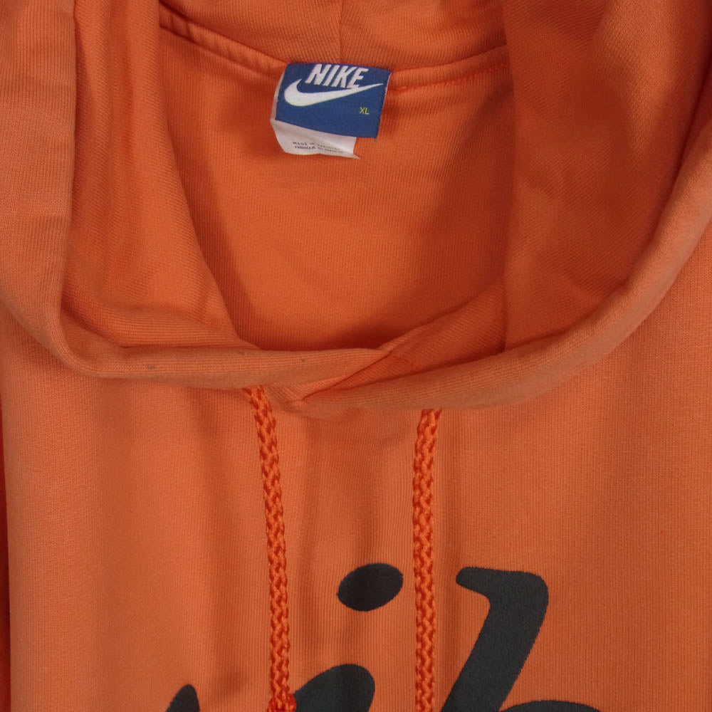 NIKE ナイキ 21SS DA2598-891 × Cactus Plant カクタスプラント Flea Market CPFM Shoe Box Parka フリーマーケット ダブルフェイス フーディー パーカー オレンジ系 XL【中古】