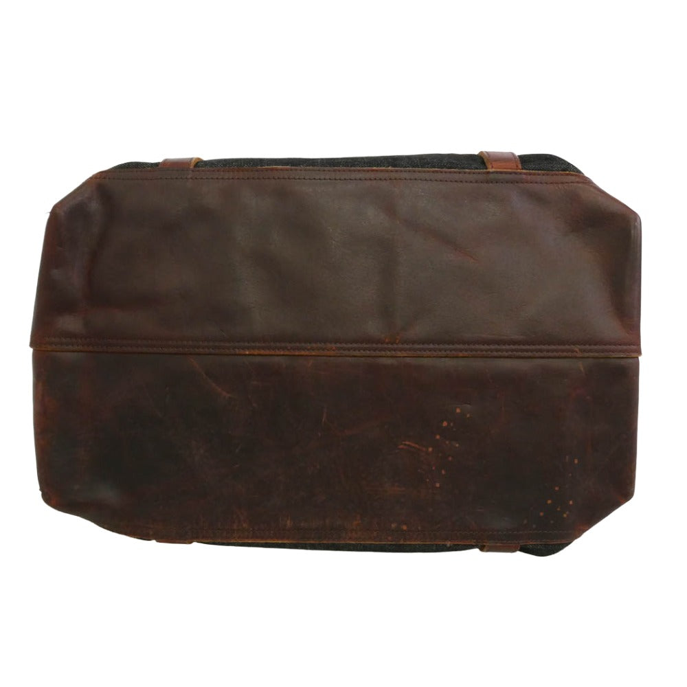 RRL ダブルアールエル デニム トートバッグ ブラック系 ブラウン系【中古】