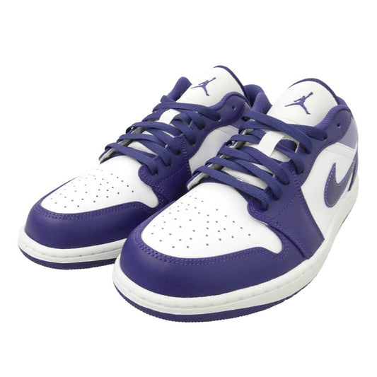 NIKE ナイキ 553558-515 Air Jordan 1 Low Sky J Purple AJ1 エアジョーダン ロー スカイ パープル スニーカー パープル系 ホワイト系 29.5cm【極上美品】【中古】