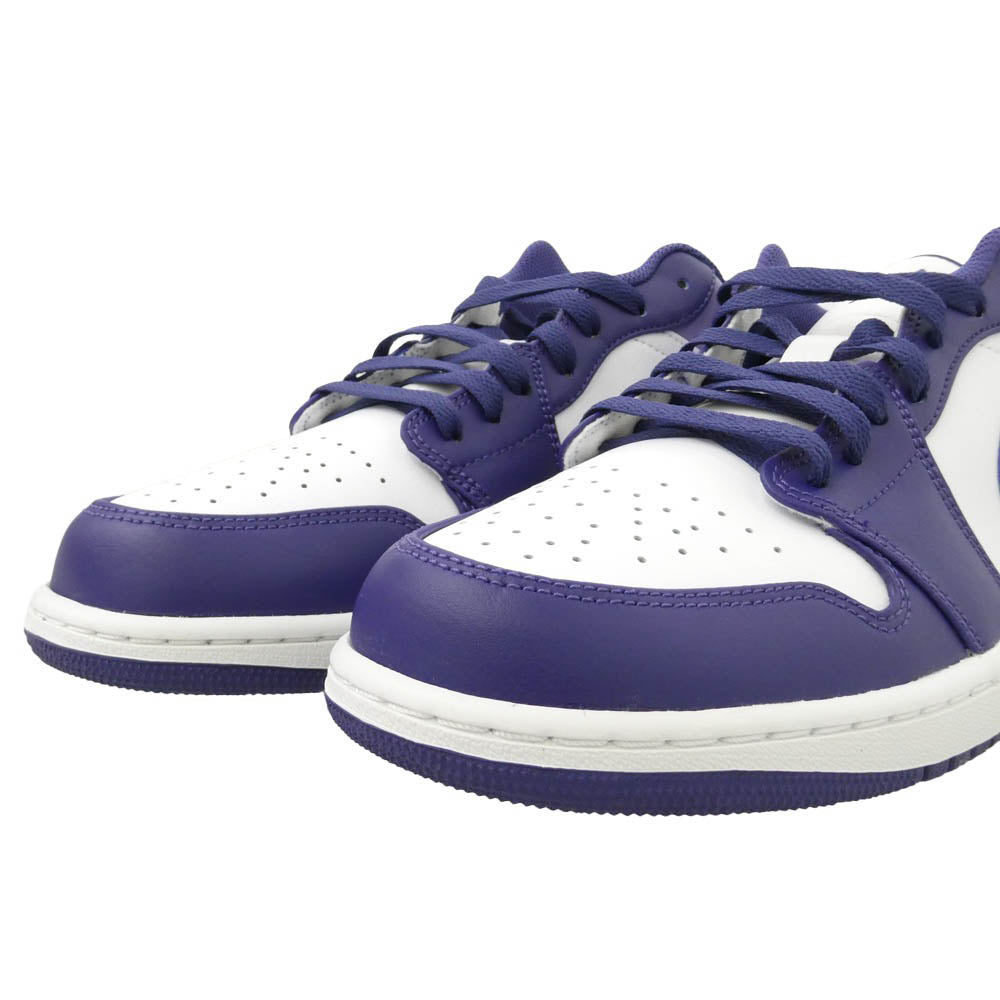 NIKE ナイキ 553558-515 Air Jordan 1 Low Sky J Purple AJ1 エアジョーダン ロー スカイ パープル スニーカー パープル系 ホワイト系 29.5cm【極上美品】【中古】