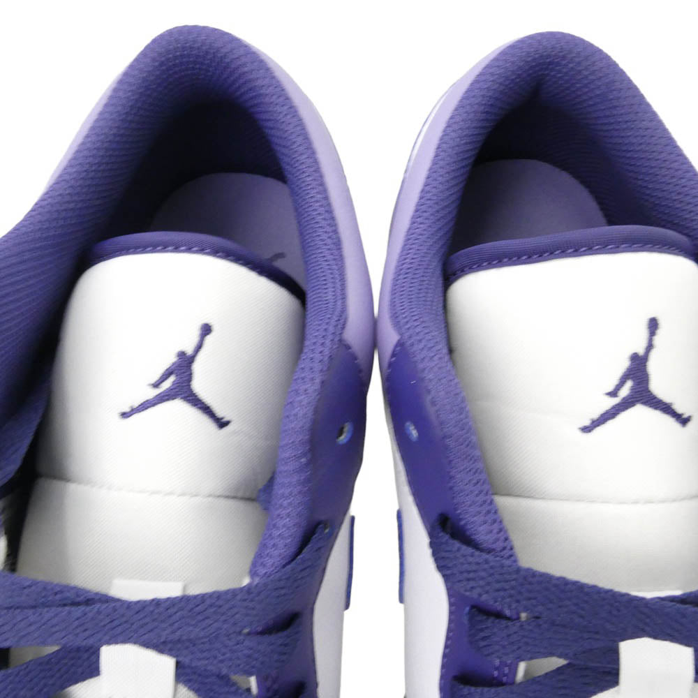 NIKE ナイキ 553558-515 Air Jordan 1 Low Sky J Purple AJ1 エアジョーダン ロー スカイ パープル スニーカー パープル系 ホワイト系 29.5cm【極上美品】【中古】