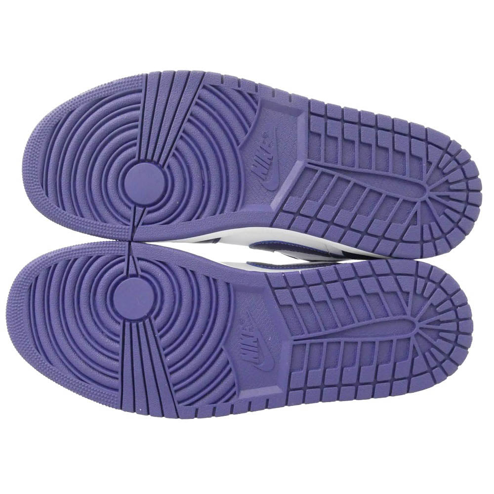 NIKE ナイキ 553558-515 Air Jordan 1 Low Sky J Purple AJ1 エアジョーダン ロー スカイ パープル スニーカー パープル系 ホワイト系 29.5cm【極上美品】【中古】