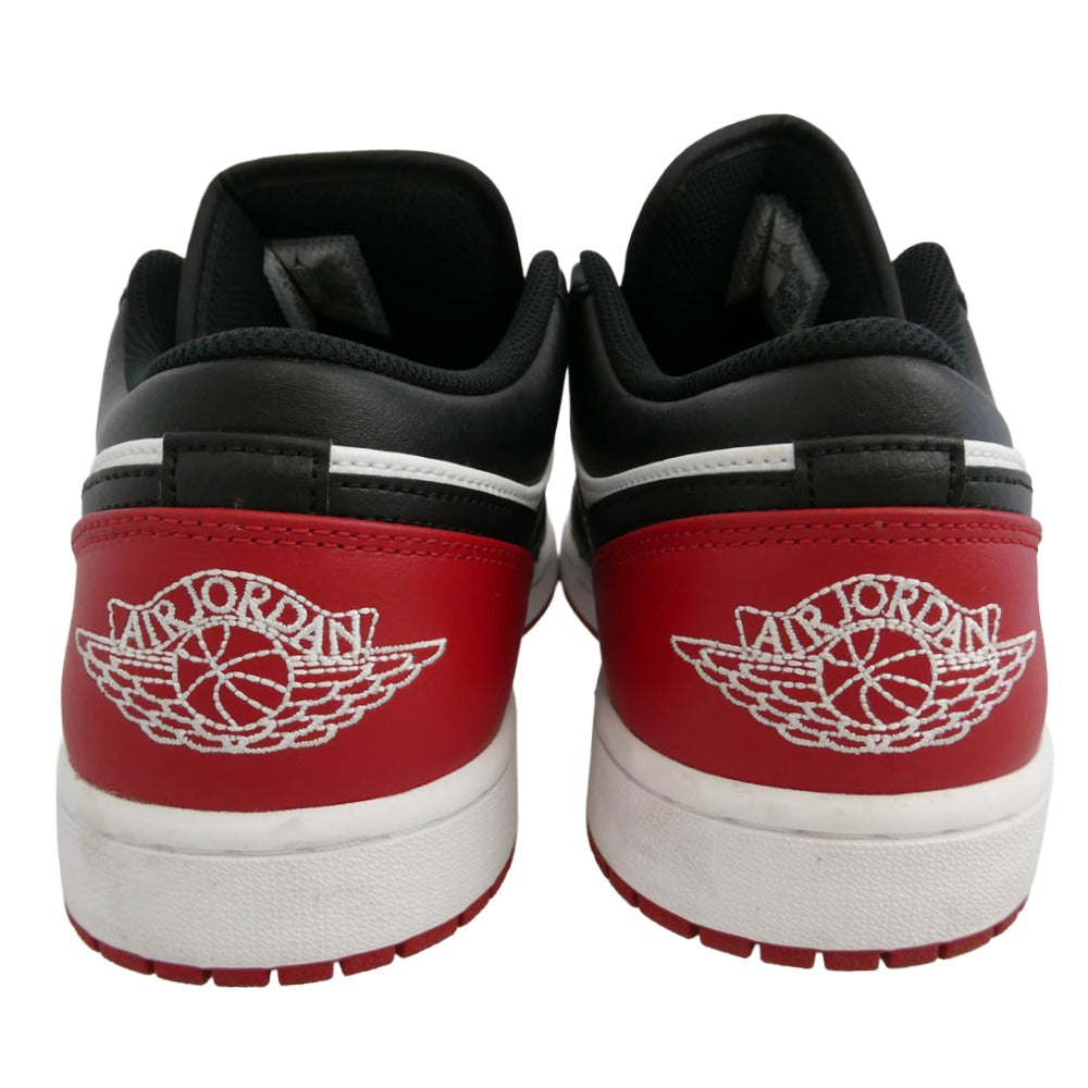 NIKE ナイキ 553558-161 Air Jordan 1 Low Bred Toe AJ1 エアジョーダン1 ロー ブレッドトゥ スニーカー レッド系 ブラック系 29.5cm【中古】