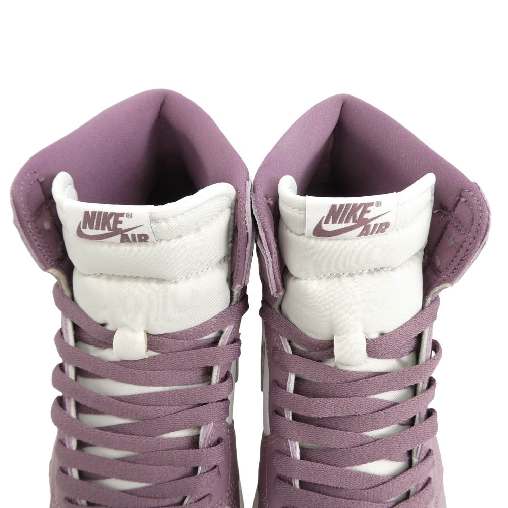 NIKE ナイキ DZ5485-105 Air Jordan 1 Retro High OG Mauve AJ1 エアジョーダン レトロ ハイ モーブ スニーカー ホワイト系 パープル系 29.5cm【極上美品】【中古】