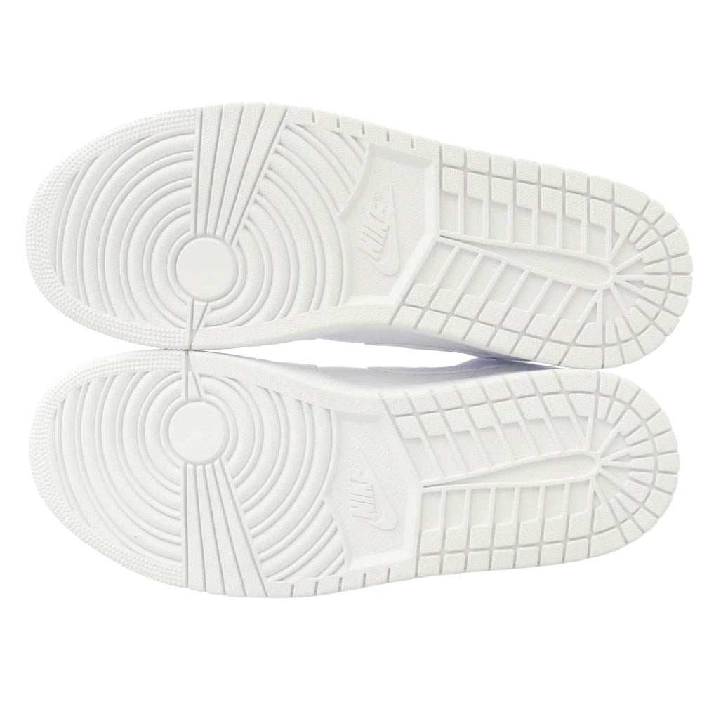 NIKE ナイキ 554724-136 Air Jordan 1 Mid Triple White AJ1 エアジョーダン ミッド トリプルホワイト スニーカー ホワイト系 29.5cm【極上美品】【中古】