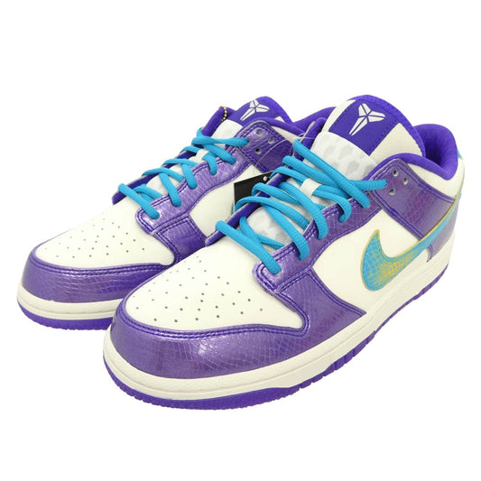 NIKE ナイキ IM0586-500 × Kobe Bryant Dunk Low Protro Draft Pack Charlotte to LA コービーブライアント ダンク ロー プロトロ ドラフトパック シャーロット トゥ スニーカー ホワイト系 パープル系 29cm【極上美品】【中古】