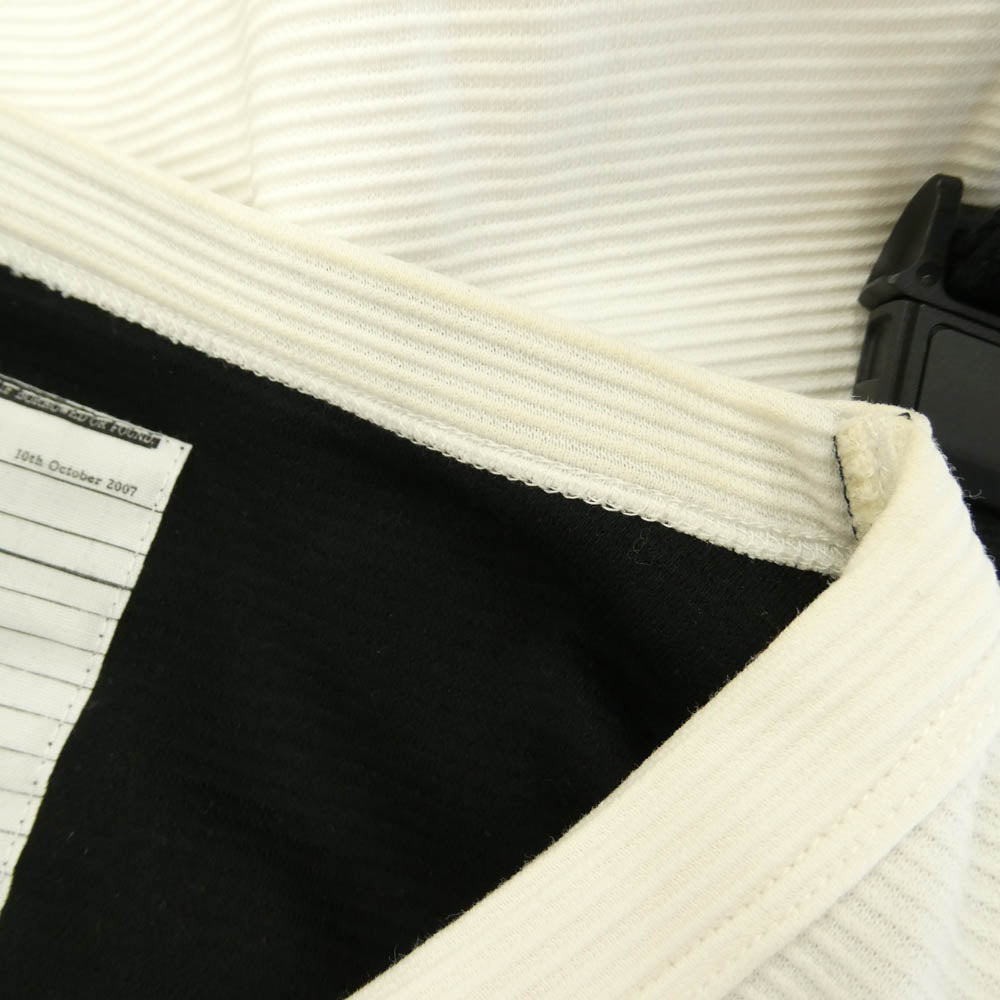SHAREEF シャリーフ RIPPLE BELT S/S BIG TEE ベルト 半袖 Tシャツ カットソー ホワイト系 2【中古】