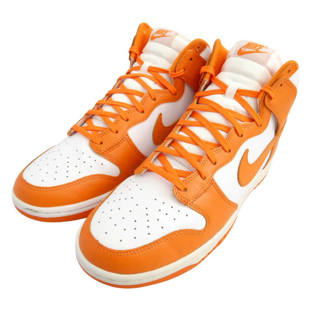 NIKE ナイキ DD1399-101 Dunk High Orange Blaze ダンク ハイ オレンジブレイズ スニーカー オレンジ系 ホワイト系 29cm【中古】