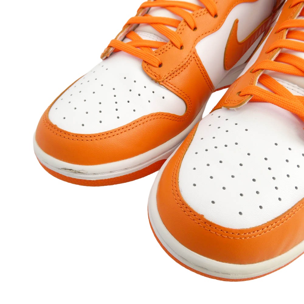 NIKE ナイキ DD1399-101 Dunk High Orange Blaze ダンク ハイ オレンジブレイズ スニーカー オレンジ系 ホワイト系 29cm【中古】