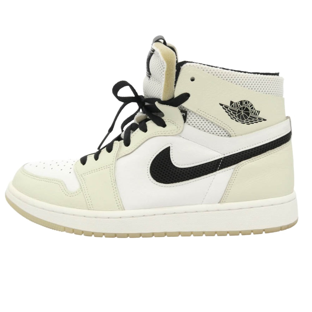 NIKE ナイキ CT0979-002 Women's Air Jordan 1 High Zoom Air Comfort Sail Black AJ1 ウィメンズ エアジョーダン ハイ ズーム エア コンフォート セイル ブラック スニーカー ホワイト系 オフホワイト系 29cm【中古】