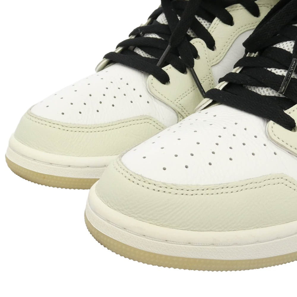 NIKE ナイキ CT0979-002 Women's Air Jordan 1 High Zoom Air Comfort Sail Black AJ1 ウィメンズ エアジョーダン ハイ ズーム エア コンフォート セイル ブラック スニーカー ホワイト系 オフホワイト系 29cm【中古】