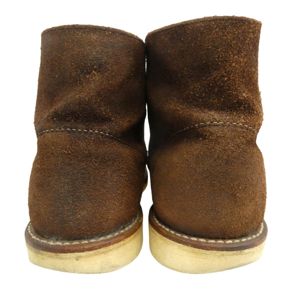 RED WING レッドウィング 8164 USA製 6-inch Classic Round クラシックラウンド スエード ブーツ ブラウン系 27.5cm【中古】