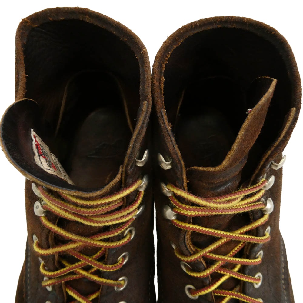 RED WING レッドウィング 8164 USA製 6-inch Classic Round クラシックラウンド スエード ブーツ ブラウン系 27.5cm【中古】