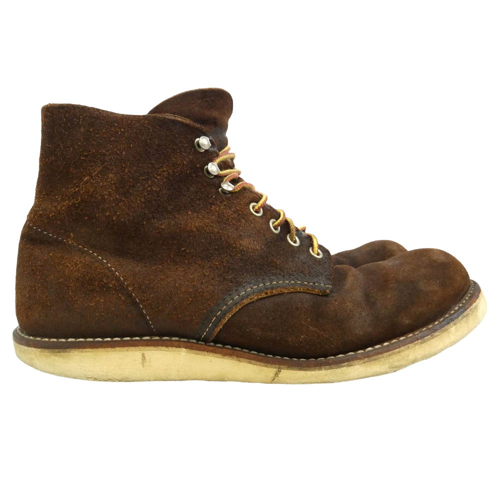 RED WING レッドウィング 8164 USA製 6-inch Classic Round クラシックラウンド スエード ブーツ ブラウン系 27.5cm【中古】