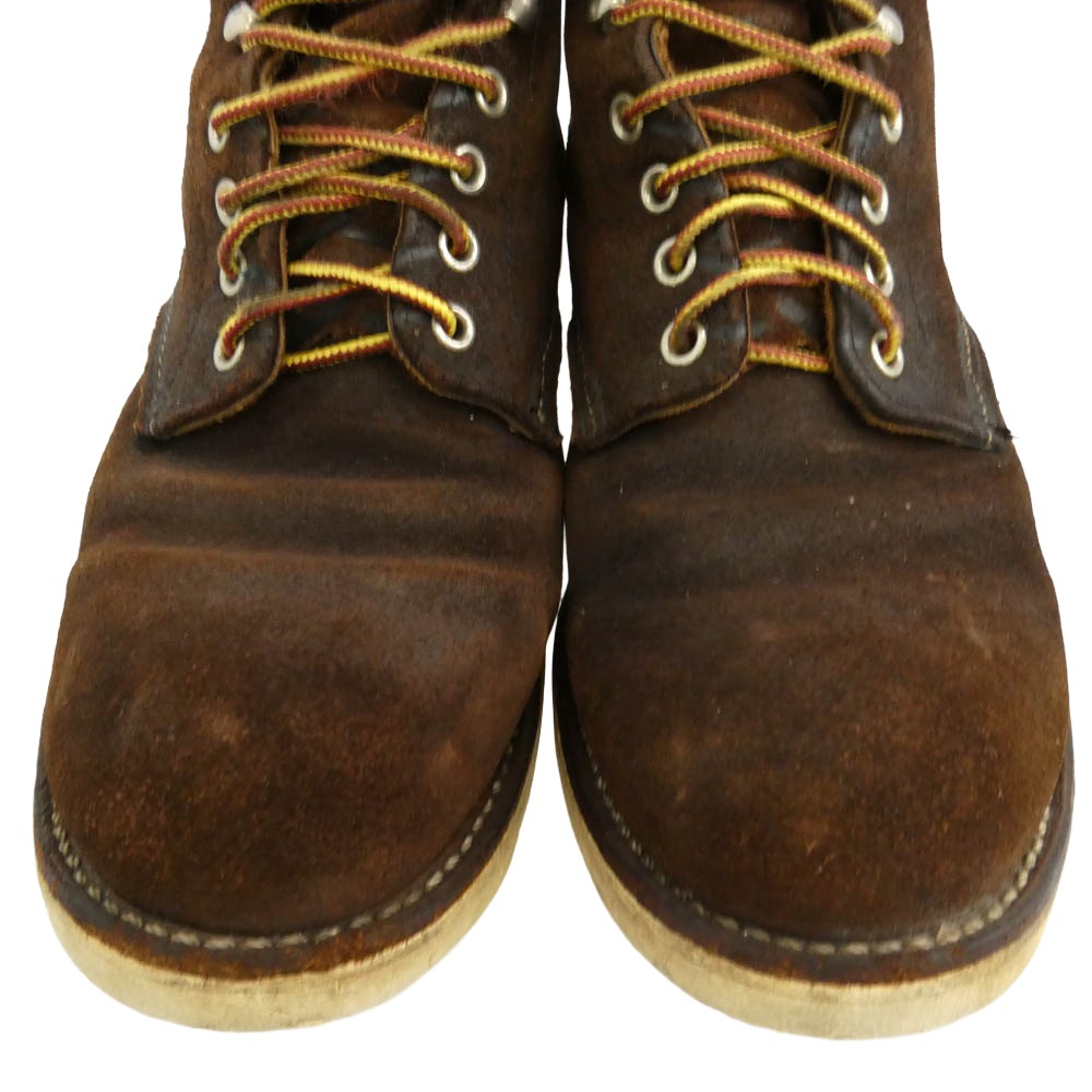 RED WING レッドウィング 8164 USA製 6-inch Classic Round クラシックラウンド スエード ブーツ ブラウン系 27.5cm【中古】