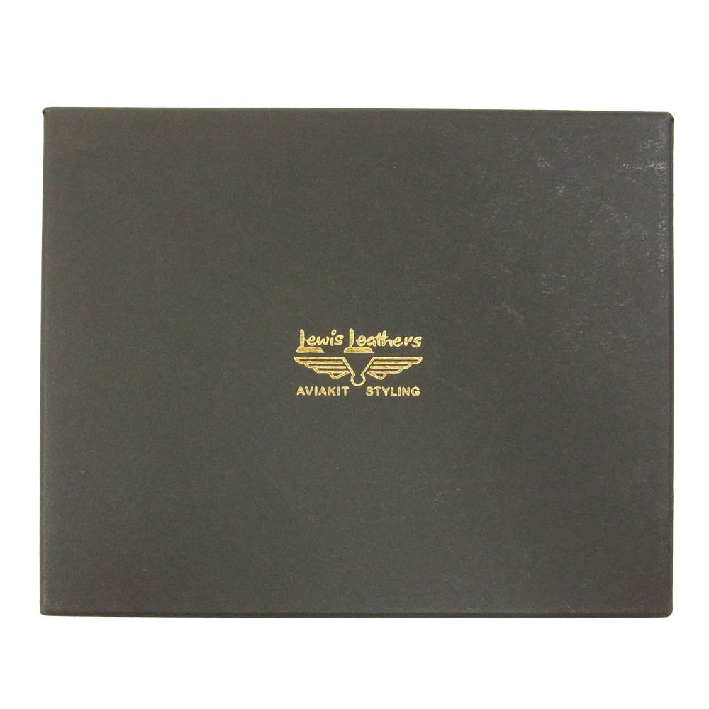 Lewis Leathers ルイスレザー PORTER ポーター x PORTER ポーター Leather Zip Wallet レザー ジップ 二つ折り財布 ウォレット ブラック系【中古】